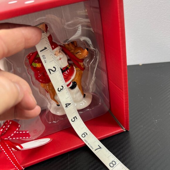 Spectrum Designz Oh What Fun Mug & Ornament Gift Set Santa Reindeer NIB - Picture 9 of 10